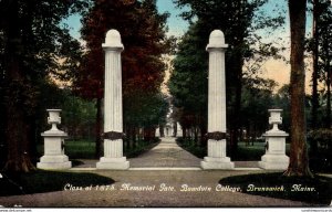 Maine Brunswick Class Of 1875 Memorial Gate Bowdoin College Curteich