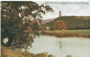 Scotland Postcard - Wallace Monument - Bridge of Allan - Stirlingshire  ZZ954