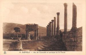 BR46188 arc de caracalla et portique sur le forum Djemila    Algeria