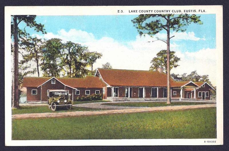 Lake County Country Club Eustis Florida used c1935