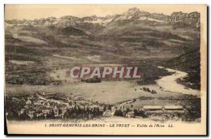 Saint Gervais les Bains Le Fayet Old Postcard Valley of & # 39arve