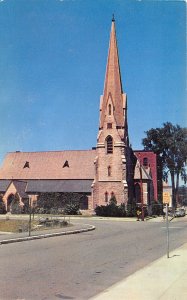 Manchester New Hampshire 1950s Postcard Grace Church