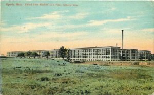 Beverly Massachusetts United Shoe Machine C1910 Factory Industrial Postcard 6902