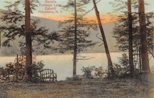 Catskill Mountains New York Goulds Furlough Lake Scenic View Postcard AA110743