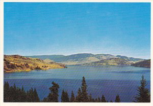 Canada Roadside View Of Kalamalka Lake Vernon British Columbia