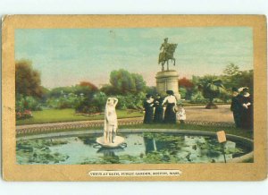 Divided-back VENUS BATH STATUE Boston Massachusetts MA AF7074