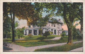 A Residence On St Charles Avenue New Orleans Louisiana