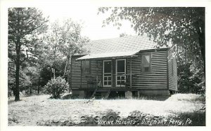 Dingmans Ferry, Pennsylvania, RPPC, Viking Heights, Lakeside Cottage, No. 50085