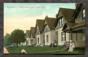 dc545 - LONDON Ontario c1908-10 English Street Postcard