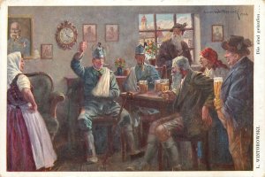 They ran ... 1918, Artist L. Wintorowski