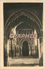 Old Postcard Marrakech Tomb of The Sultans Saasdiens Mirab