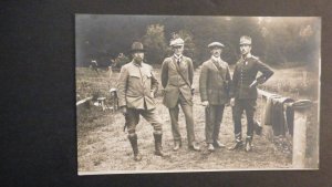 1912 Olympics Mint RPPC Postcard Stockholm Sweden Team Pistol Shooting Winner