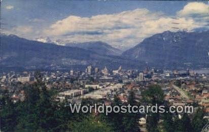 City, Little Mountain Vancouver British Columbia, Canada 1956 