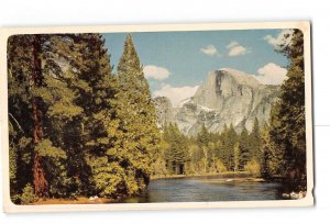 Yosemite National Park General View Vintage United Air Lines Postcard