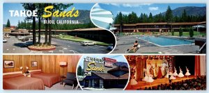 BIJOU, LAKE TAHOE California CA ~ TAHOE SANDS MOTEL c1960s - 3.5x8  Postcard