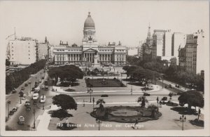 RPPC Postcard Buenos Aires Argentina Plaza del Congreso