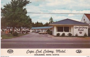 SHELBURNE , Nova Scotia , Canada , 1950-60s ; Cape Cod Colony Motel