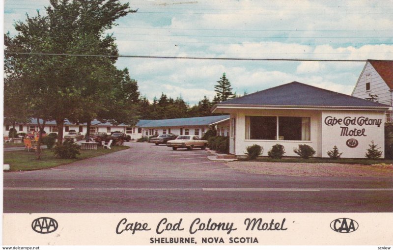 SHELBURNE , Nova Scotia , Canada , 1950-60s ; Cape Cod Colony Motel