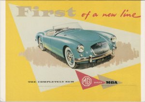 Road Transport Postcard - M.G.A Motor Car, MG Automobile (Repro) Ref.RR17698