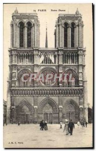 Postcard Old Paris Notre Dame