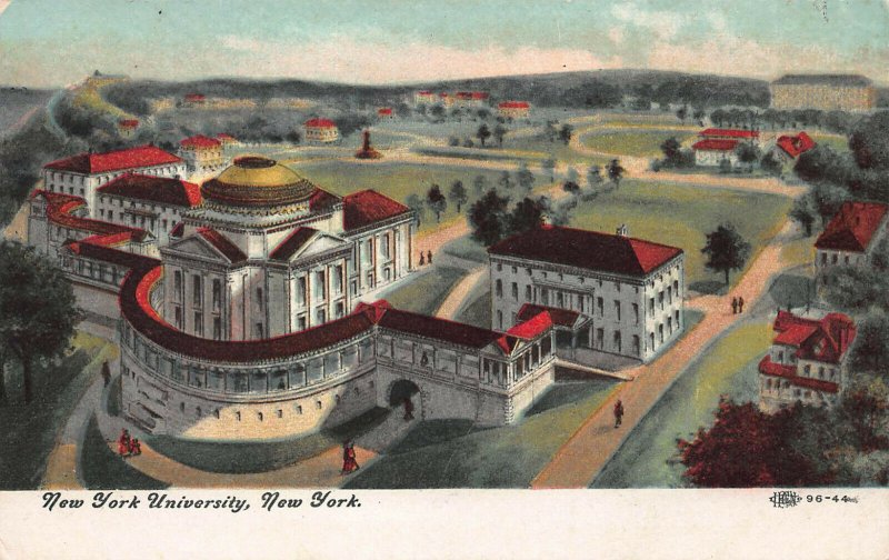 New York University, New York City, N.Y., Early Postcard, Unused 