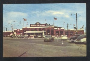 KANSAS CITY MISSOURI THE AMERICAN ROYAL OLD CARS HOESE SHOW VINTAGE POSTCARD