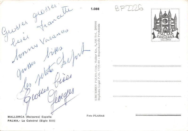 BF2226 mallorca palma la catedral spain