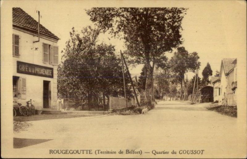 Rougegoutte France Quartier du Goussot c1915 Postcard