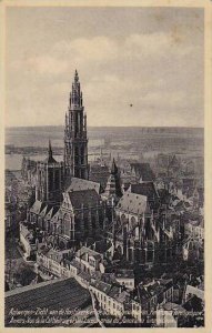 Belgium Antwerpen Anvers Vue de la Cathedrale 1946 Photo