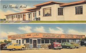 Washington Court House Ohio 1940s Postcard Del Rancho Motel