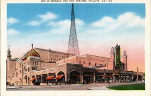 SHRINE MOSQUE AND FOX THEATHRE ATLANTA GEORGIA