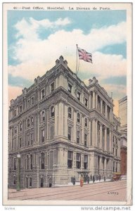 Post Office, La Bureau De Poste, Montreal, Quebec, Canada, 1910-1920s