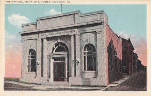 Postcard The National Bank of Ligonier PA