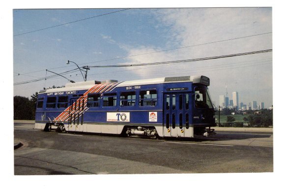 Trolley Car, Happy Birthday, Broadview Avenue, Toronto, Ontario, 1984