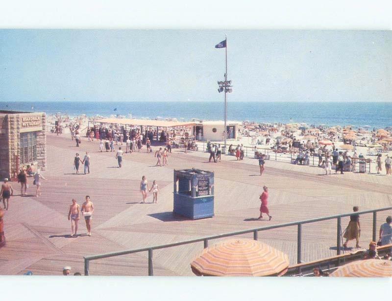 Pre-1980 CENTRAL MALL AT BEACH Long Island - Jones Beach New York NY E7749