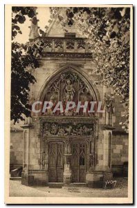 Old Postcard Chateau d'Amboise Gate Chapel St Hubert built by Charles VIII in...