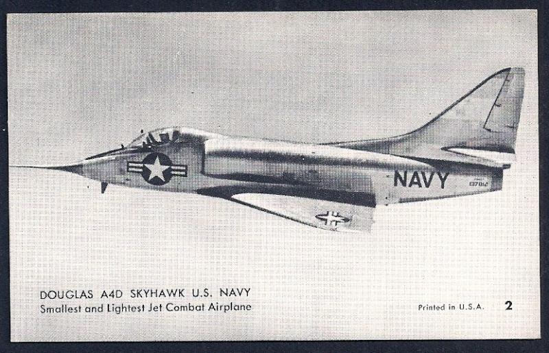 Douglas A4D Skyhawk Fighter Jet unused c1950's