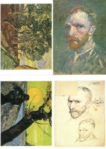 Van Gogh The Sower Garden Of St Pauls Hospital Portrait 4x Postcard s