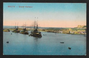 Grand Harbour Valletta MALTA Unused c1917