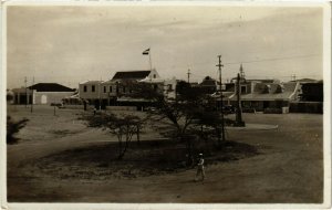 PC CPA CURACAO, STREET SCENE, Vintage REAL PHOTO Postcard (b22554)