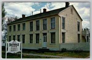 Pella Iowa Wyatt Earp Boyhood Home Pella Historisch Museum Postcard D30