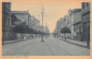 Bahia Brazil birds eye view street scene antique pc Z22466