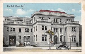 D76/ Albany Georgia Ga Postcard c1915 City Hall Building