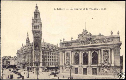 france, LILLE, Bourse, Theatre, Stock Exchange (1940s)
