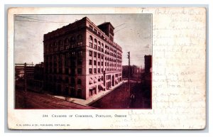 Chamber of Commerce Building Portland Oregon OR 1906 UDB Postcard V8