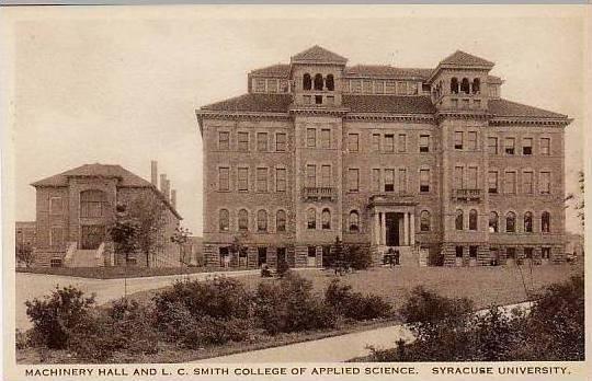 New York Syracuse University Machinery Hall And L C Smith College Of Applied ...