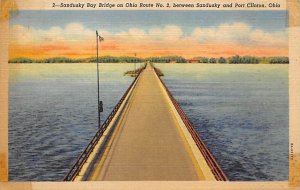 Sandusky Bay Bridge, Ohio Route No. 2 between Sandusky and Port Clinton - San...