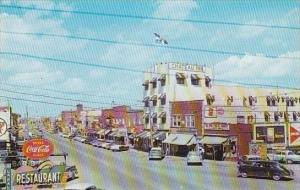 Canada Quebec Val D'Or 3rd Avenue Business Section Coca Cola