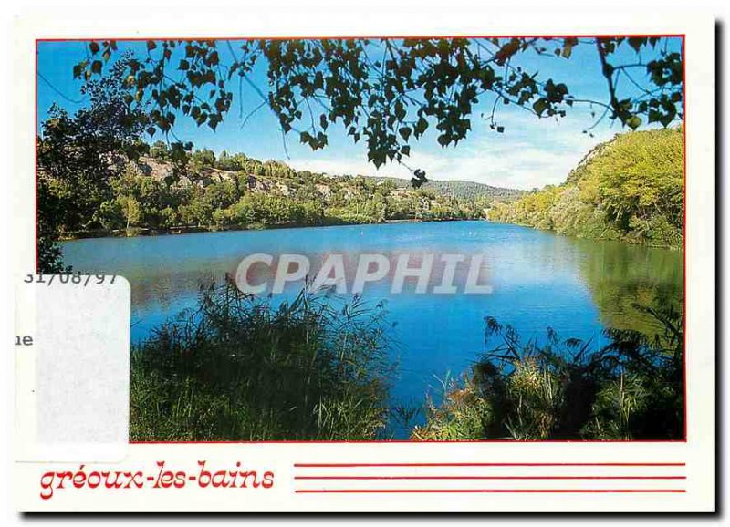 Postcard Modern Greoux les Bains Alpes de Haute Provence Spa and clinical tou...