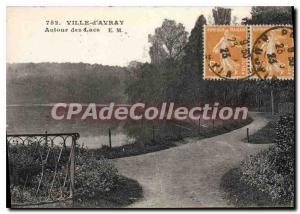 Postcard Old Ville D'Avray Around Des Lacs